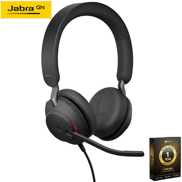 JABRA Evolve2 40 UC Wired Headphones; USB-C; Stereo Black  (Open Box) +1 Year Warranty