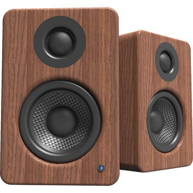 Kanto YU2WALNUT Powered Desktop Speakers Walnut/Noyer (Open Box) + 1 Year Warranty