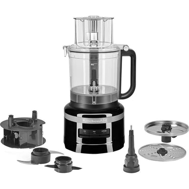 KitchenAid 13-Cup All In One Food Processor, Onyx Black (Open Box) + 1 Year Warranty