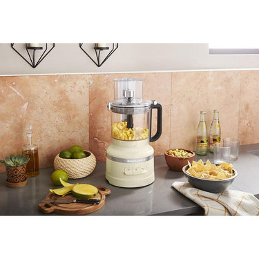 KitchenAid 13-Cup All In One Food Processor; Cream White (Open Box) + 1 Year Warranty