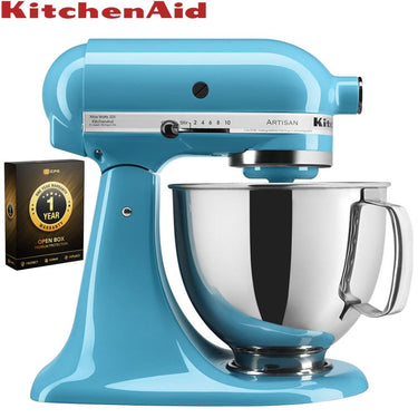 KitchenAid Artisan Series 5-Quart Tilt-Head Stand Mixer in Blue (Open Box) +1 Year Warranty