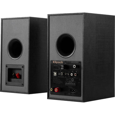 Klipsch R-41PM 2-Way Powered BT Bookshelf Speakers - Pair (Open Box) + 1 Year Warranty