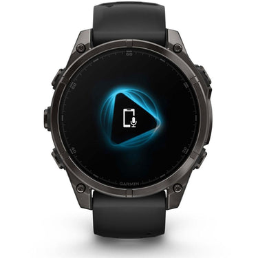 Garmin Fenix 8 47mm Smartwatch, Sapphire, Carbon Gray Titanium + Accessories Bundle