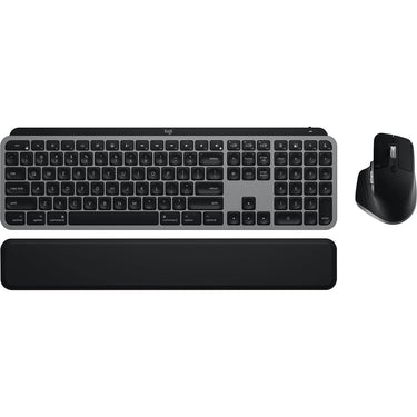 Logitech MX Keys S Combo for Mac - Wireless Keyboard; Mouse; Palm Rest - Open Box