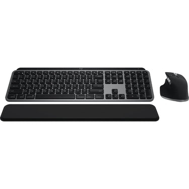 Logitech MX Keys S Combo for Mac - Wireless Keyboard; Mouse; Palm Rest - Open Box