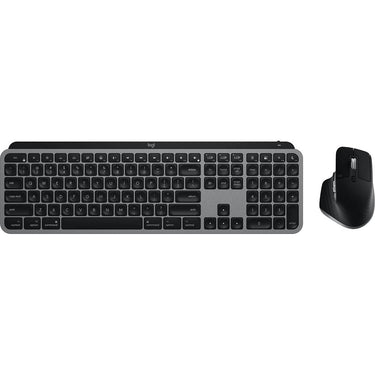 Logitech MX Keys S Combo for Mac - Wireless Keyboard; Mouse; Palm Rest - Open Box