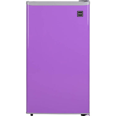 RCA RFR321-FR320/8 IGLOO Mini Refrigerator, 3.2 Cu Ft Fridge, Purple - Open Box