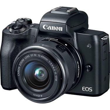 Canon EOS M50 Mirrorless Digital Camera (Body Only, Black) - Open Box