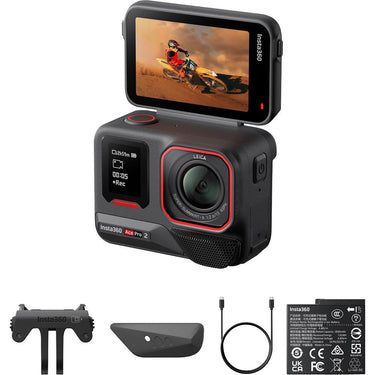 Insta360 Ace Pro 2 8K Waterproof Action Camera Dual Battery Bundle - Open Box