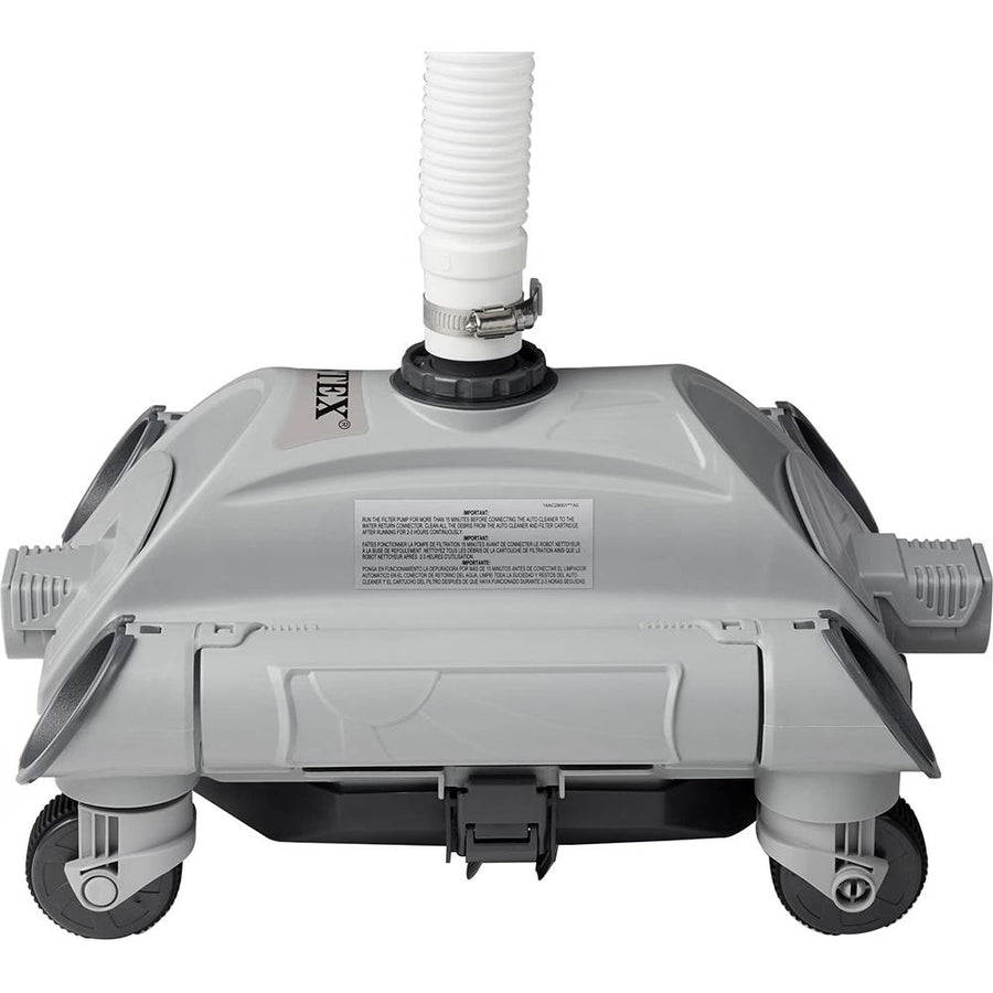 Intex 28001E Above Ground Pool Automatic Cleaner Pressure Side Vacuum Cleaner w/ Hose