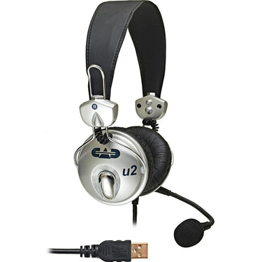 CAD Audio USB Stereo Headphones with Cardioid Condenser Microphone Open Box