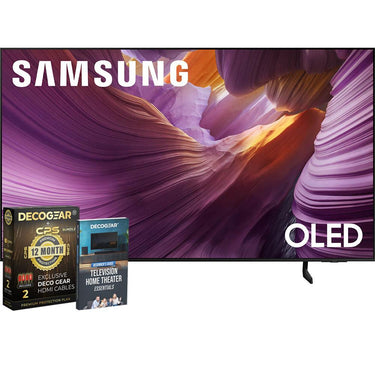 Samsung 77 inch OLED HDR 4K S85F Smart TV (2025) + Extended Protection Plan