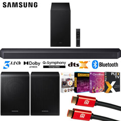 Samsung HW-Q600F 3.1.2ch Soundbar and Subwoofer (2025) w/ Rear Speaker Bundle