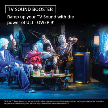 Sony ULT POWER SOUND Series ULT TOWER 9AC Party Speaker Bluetooth Black
