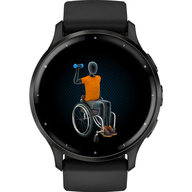 Garmin Venu 3 Health and Fitness GPS Smartwatch (45mm) + Charging Doc + Dust Cover