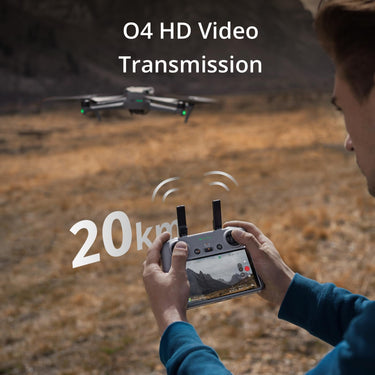 DJI RC 2 Remote Controller, 6nm Processor, O4 20km Range, 5.5in FHD Screen, 420g