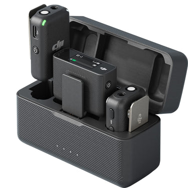 DJI DJI Mic (2 TX + 1 RX + Charging Case) 820ft Range, 15h Battery, Noise Cancel