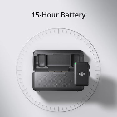DJI DJI Mic (2 TX + 1 RX + Charging Case) 820ft Range, 15h Battery, Noise Cancel