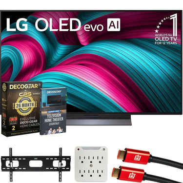 LG 42" C5 Series OLED evo 4K UHD Smart TV (2025) w/ Extended Protection Plan