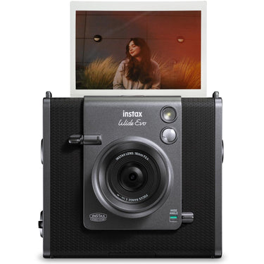 Fujifilm Instax WIDE Evo Hybrid Instant Camera, 16MP, 3.5in LCD, 10 Lens & 10 Film Modes