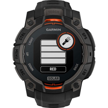 Garmin Instinct 3 - 45 mm GPS Smartwatch, SOLAR + Charging Dock + Dust Cover Bundle