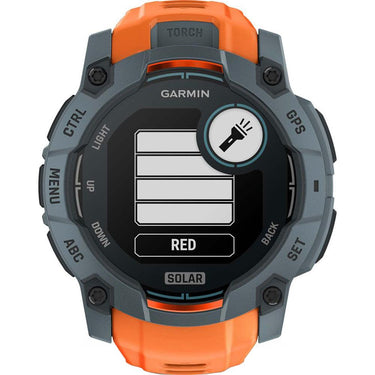 Garmin Instinct 3 - 50 mm GPS Smartwatch, SOLAR + Charging Dock + Protector Bundle