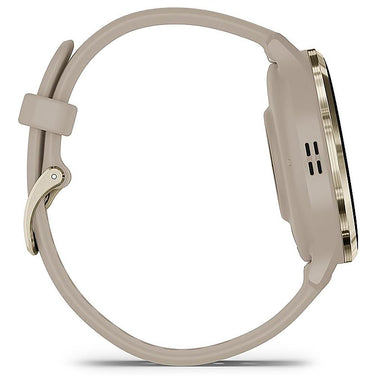 Garmin Venu 3S GPS Smartwatch Gold with Gray Case 41mm with Charging Dock Bundle