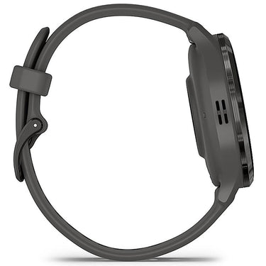 Garmin Venu 3S GPS Smartwatch Steel with Gray Case 41mm + Charging Dock Bundle
