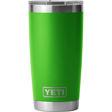 YETI Rambler 20 oz Steel Vacuum Insulated Tumbler w/MagSlider Lid Green Open Box