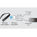 Panasonic WN10 Wireless Wearable TV Neck Speaker, Bluetooth, Built-in Microphone
