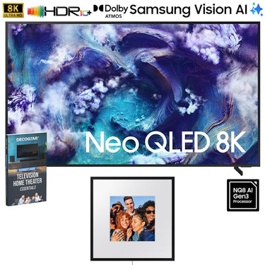 Samsung 65" Neo QLED 8K QN900F Vision AI Smart TV (2025) w/ Photo Music Frame Bundle