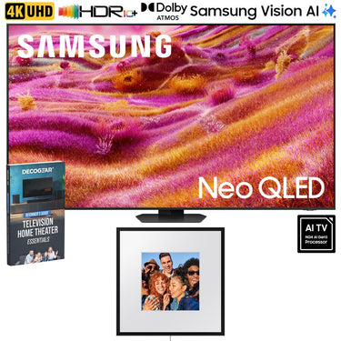 Samsung 43" Neo QLED 4K QN90F Vision AI Smart TV (2025) w/ Photo Music Frame Bundle