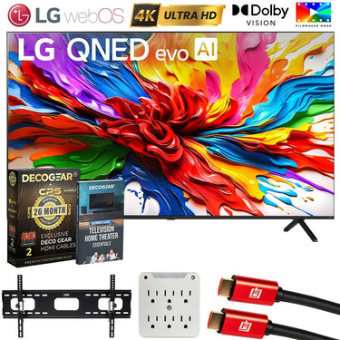 LG 75" QNED evo AI 4K Mini-LED Smart webOS TV (2025) w/ Extended Protection Plan