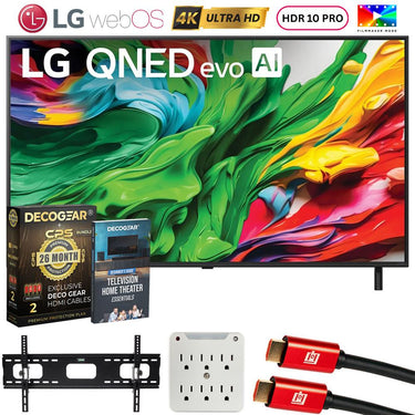 LG 55" QNED AI 4K QNED85A Series Smart TV (2025) w/ Extended Protection Plan