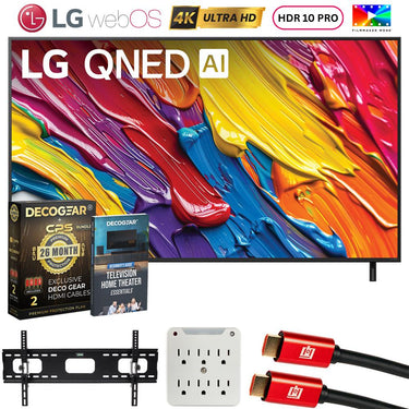 LG 43" QNED AI 4K QNED82A Smart TV (2025) w/ Extended Protection Plan