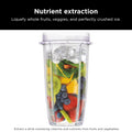 Ninja BN401 Nutri-Blender Pro with Auto-iQ, 1100W Motor, (2) 24oz Cups - Refurbished