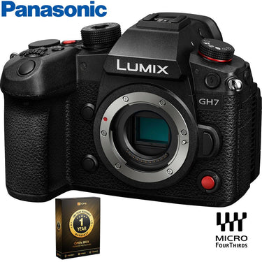 Panasonic LUMIX GH7 Mirrorless Micro Four Thirds Camera Body (OPEN BOX) + 1 Year Warranty