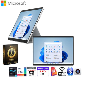 Microsoft Surface Pro 8 13 Touch Intel i7 32GB 1TB SSD DeviceOnly OPEN BOX + 1 Yr Warranty