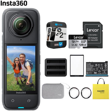 Insta360 X4 8K Waterproof 360 Action Camera with 2 Year Warranty & 128GB Card