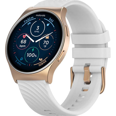 Motorola Moto Watch 120 1.43" AMOLED Bluetooth AI Smartwatch, Rose Gold