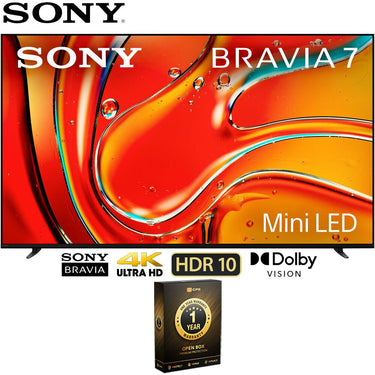 Sony BRAVIA 7 65" 4K HDR Smart QLED Mini-LED TV 2024 Open Box + 1 Year Warranty