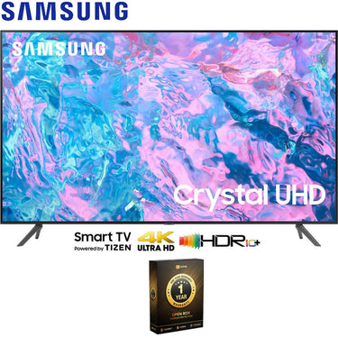 Samsung UN85CU7000 85 inch Crystal UHD 4K Smart TV (2023) - Open Box + 1 Year Warranty