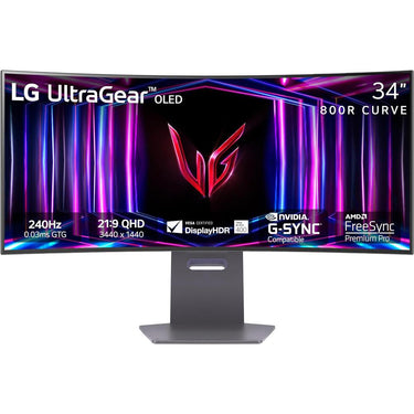LG 34 inch UltraGear OLED 800R Curved Gaming Monitor - Open Box + 1 Year Warranty