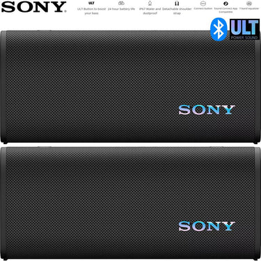 Sony ULT Field 3 Wireless Portable Bluetooth Speaker Black 2 Pack