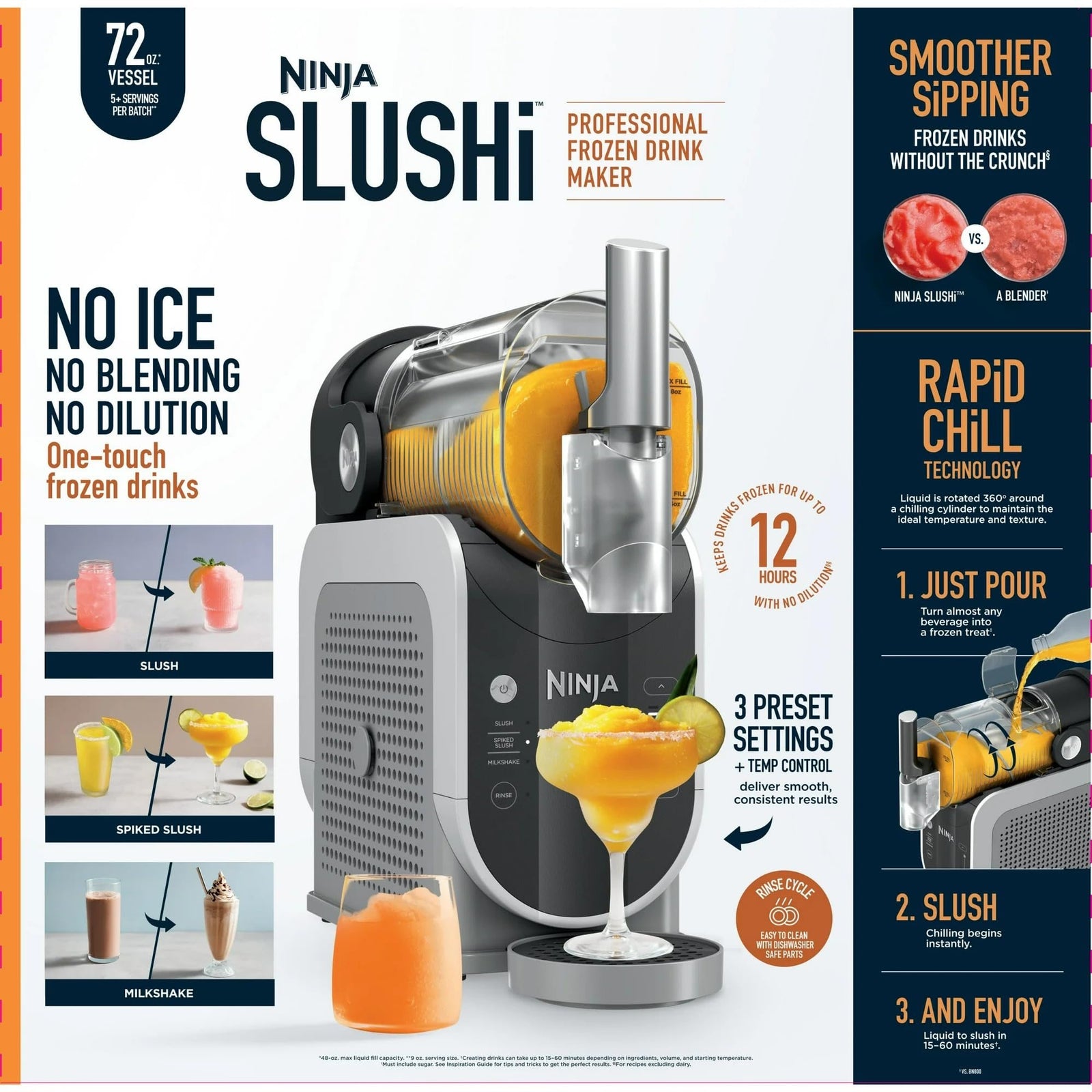 Ninja FS300 SLUSHi 72oz. Frozen Drink & Slushie Machine - Refurbished — view 2