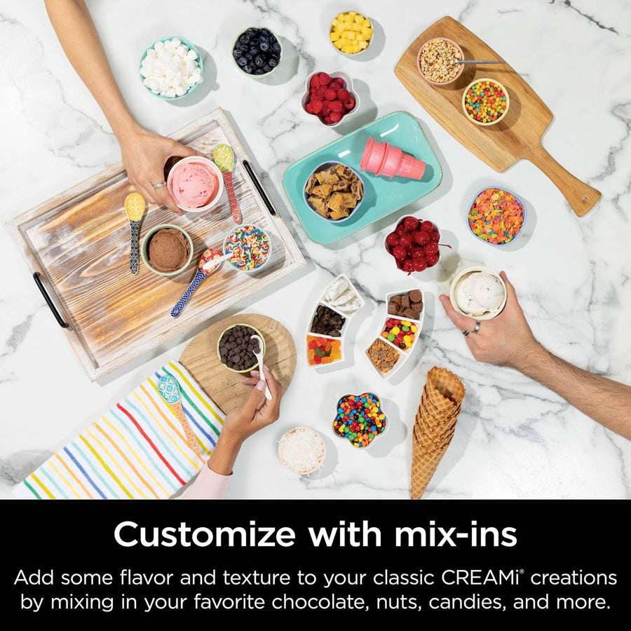 Ninja CREAMi Swirl 13-in-1 Soft Serve Ice Cream Machine - Factory Refurbished