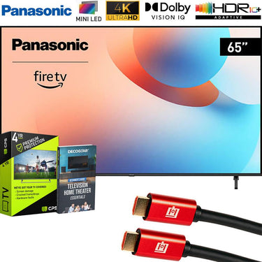 Panasonic W95 65" Mini LED 4K UHD Smart Fire TV (2024) +Extended Protection Plan