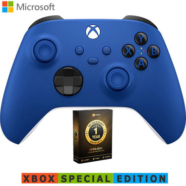 Microsoft Xbox Special Edition Wireless Controller; Shock Blue OPEN BOX + 1 Year Warranty