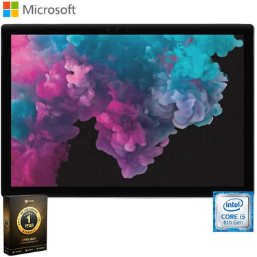 Microsoft Surface Pro 6 12.3 Intel i5-8250U 8/128GB SSD Laptop OPEN BOX + 1 Year Warranty