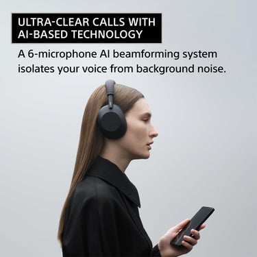 Sony WH-1000XM6 Best Wireless Noise Canceling Headphones | Platinum Silver